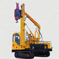 drop hammer pile driver for sale guardrail post driving machine