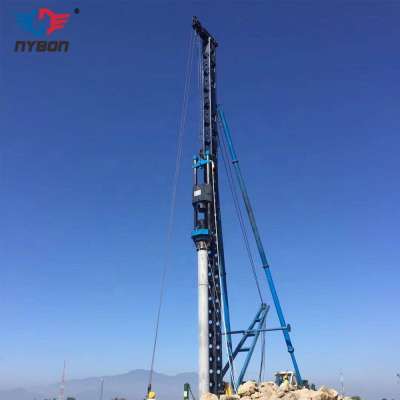 Hydraulic move diesel hammer pipe pile driver for precast concrete